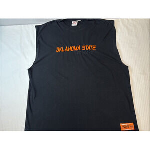 Oklahoma State University Cowboys Sewn Cut Off Sleeveless T Shirt 2Xl